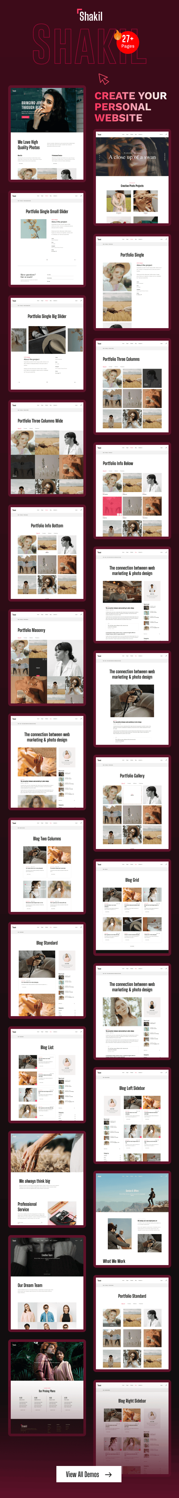 Shakil – Photography Portfolio HTML Template - 2